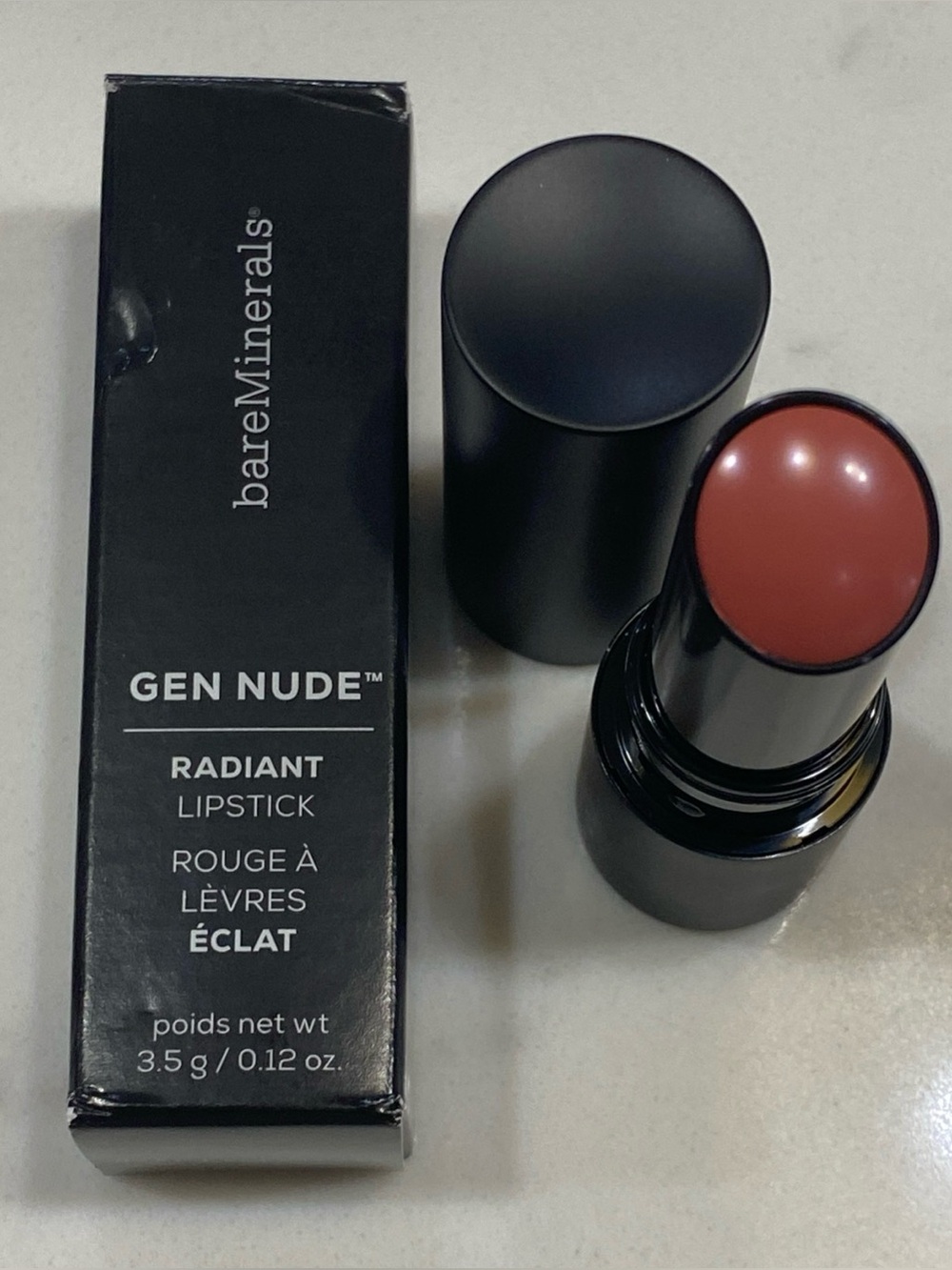 Bare Minerals Gen Nude Radiant Lipstick Notorious NIB - Picture 2 of 8